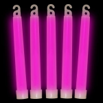 Glow stick 6 inch pink