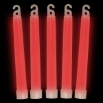 Glow stick 6 inch rood