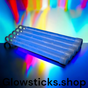 Glowstick 6 inch blauw