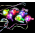 Party Fluitjes met led lichtjes multicolor